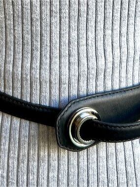 Belt leather Dior wrap black